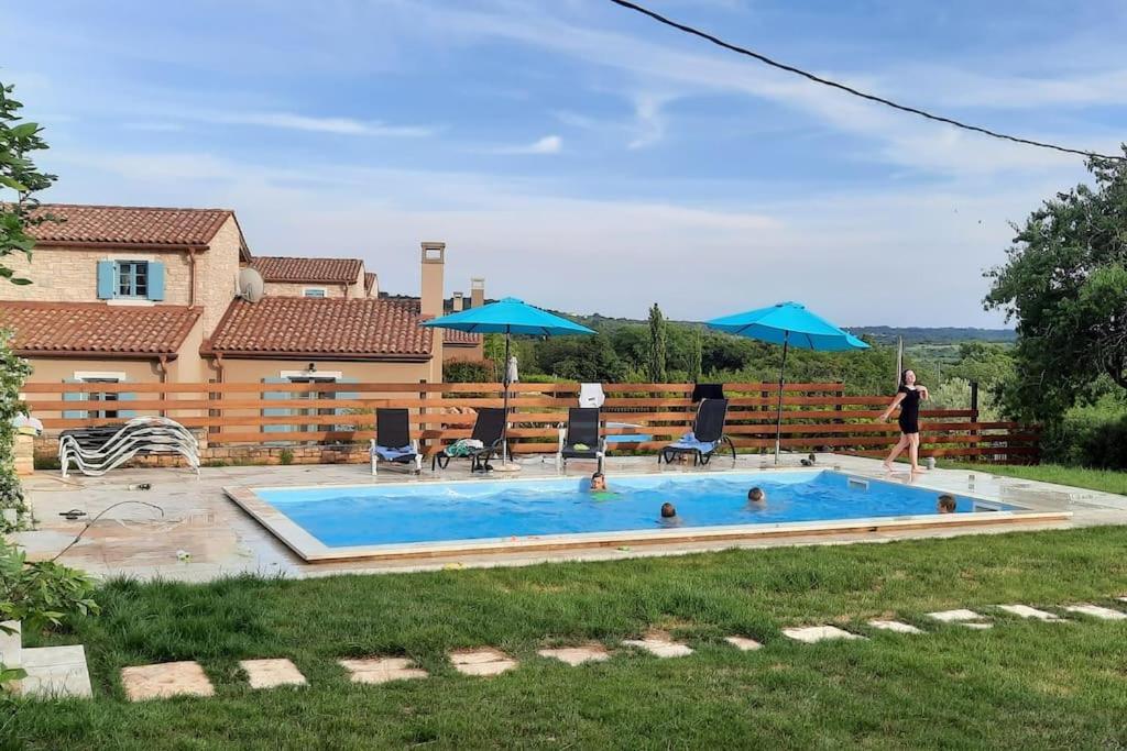Holiday Home For 8 People, Pool + Sea View Vilanija Exterior photo